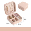 Portable Mini Jewelry Storage Box Travel Organizer Case Portable Mini Jewelry Storage Box Travel Organizer Case