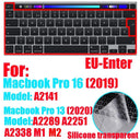 MacBook Silicone Keyboard Cover Transparent Protector - 1-Year Warranty MacBook Silicone Keyboard Cover Transparent Protector - 1-Year Warranty