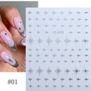 3D Sakura Blossom Nail Art Stickers for Elegant Designs 3D Sakura Blossom Nail Art Stickers for Elegant Designs