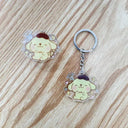 Anime Hello Kitty And My Melody Keychain Set For Fans Anime Hello Kitty And My Melody Keychain Set For Fans