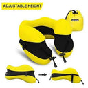 Memory Foam U-Shape Travel Pillow with Adjustable Support Memory Foam U-Shape Travel Pillow with Adjustable Support