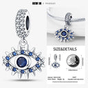 925 Silver Charm Bracelet with Zircon Pendant Beads DIY Jewelry 925 Silver Charm Bracelet with Zircon Pendant Beads DIY Jewelry