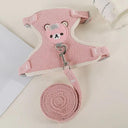 Cute Breathable Mesh Small Pet Harness and Leash Set Cute Breathable Mesh Small Pet Harness and Leash Set