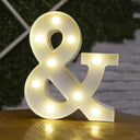 Battery Operated LED Alphabet Lights for Home Party Decor Battery Operated LED Alphabet Lights for Home Party Decor