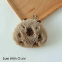 Capybara Plush Toy Keychain Bag Charm Stylish Animal Accessory Capybara Plush Toy Keychain Bag Charm Stylish Animal Accessory