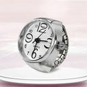Vintage Finger Watch Ring Elegant Timepiece with Punk Flair Vintage Finger Watch Ring Elegant Timepiece with Punk Flair