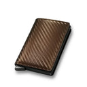 DIENQI Carbon RFID Wallet Male Mini Slim Money Card Holder DIENQI Carbon RFID Wallet Male Mini Slim Money Card Holder