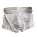 Men’s Solid Colour Middle Waist Ice Silk Boxer Briefs Men’s Solid Colour Middle Waist Ice Silk Boxer Briefs