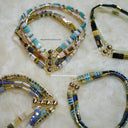 Add Several Miyuki Miyuki Tila Imitating Stone Colorful Bracelet Add Several Miyuki Miyuki Tila Imitating Stone Colorful Bracelet