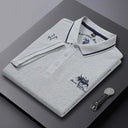 New Summer Korean Embroidered Polo Shirt Men's Luxury Top New Summer Korean Embroidered Polo Shirt Men's Luxury Top