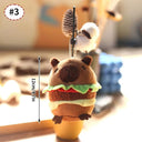 Funny Capybara Plush Toys Cute Keychain Pendant Doll Gift Funny Capybara Plush Toys Cute Keychain Pendant Doll Gift