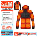 21 Areas Heated Jacket USB Electric Coat For Men And Women 21 Areas Heated Jacket USB Electric Coat For Men And Women