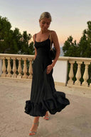 Ruffled Elegance Backless Dress Timeless Sophistication Ruffled Elegance Backless Dress Timeless Sophistication