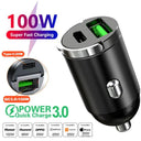Fast Dual USB Type C Car Charger for Quick Charging Devices Fast Dual USB Type C Car Charger for Quick Charging Devices