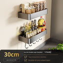 Suction Cup Punch-Free Wall Condiment Hook Rack Storage Suction Cup Punch-Free Wall Condiment Hook Rack Storage