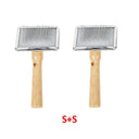 Pet Hair Shedding Brush Wooden Handle Grooming Comb Reduces 90% Pet Hair Shedding Brush Wooden Handle Grooming Comb Reduces 90%