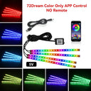 RGB Car Foot Ambient Lights USB Powered With Voice Control And Remote RGB Car Foot Ambient Lights USB Powered With Voice Control And Remote