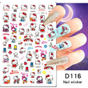 Adorable Cartoon Hello Kitty Nail Sticker Set for Nail Art Adorable Cartoon Hello Kitty Nail Sticker Set for Nail Art