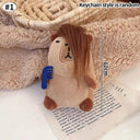 Funny Capybara Plush Toys Cute Keychain Pendant Doll Gift Funny Capybara Plush Toys Cute Keychain Pendant Doll Gift
