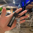 Crystal Bow Tie Bear Keychain Charm Pendant Cute Accessory Crystal Bow Tie Bear Keychain Charm Pendant Cute Accessory
