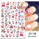 Adorable Cartoon Hello Kitty Nail Sticker Set for Nail Art Adorable Cartoon Hello Kitty Nail Sticker Set for Nail Art