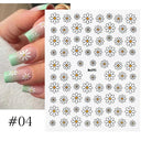 3D Sakura Blossom Nail Art Stickers for Elegant Designs 3D Sakura Blossom Nail Art Stickers for Elegant Designs