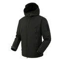 Mens Winter Softshell Tactical Waterproof Hooded Jacket Mens Winter Softshell Tactical Waterproof Hooded Jacket