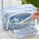 Girl Large Capacity Aesthetic Pencil Bag Zipper Pouch Girl Large Capacity Aesthetic Pencil Bag Zipper Pouch