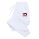 Men's Luxury Print Fleece Sweatpants Warm Jogging Pants Men's Luxury Print Fleece Sweatpants Warm Jogging Pants