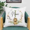 Personalized Animal Name Pillowcase Eco-Friendly Polyester Cover Personalized Animal Name Pillowcase Eco-Friendly Polyester Cover