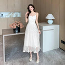 Summer Blossom Halter Dress Floral Midi Elegant Evening Wear Summer Blossom Halter Dress Floral Midi Elegant Evening Wear