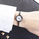 Retro Gold Bangle Bracelet Watch for Stylish Women Gift Retro Gold Bangle Bracelet Watch for Stylish Women Gift