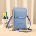 Leather Crossbody Wallet With Touch Screen Accessory Leather Crossbody Wallet With Touch Screen Accessory