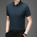 Men's Ultra Stretch Short Sleeve Shirt Business Casual Wear Men's Ultra Stretch Short Sleeve Shirt Business Casual Wear