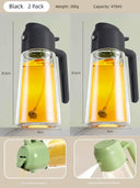 Glass Spray Oil Bottle Jar For Air Fryer Kitchen Use Glass Spray Oil Bottle Jar For Air Fryer Kitchen Use