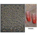 Fantasy Butterfly Nail Decals - Silver Holographic Flames Fantasy Butterfly Nail Decals - Silver Holographic Flames