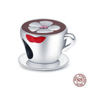 Charming Sterling Silver Red Heart Beads for Pandora Gifts Charming Sterling Silver Red Heart Beads for Pandora Gifts