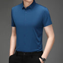 Men's Ultra Stretch Short Sleeve Shirt Business Casual Wear Men's Ultra Stretch Short Sleeve Shirt Business Casual Wear
