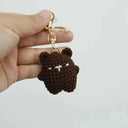 Cute Small Bear Couple Keychains Unique Knitting Cartoon Gift Cute Small Bear Couple Keychains Unique Knitting Cartoon Gift