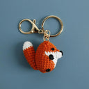 Cute Small Bear Couple Keychains Unique Knitting Cartoon Gift Cute Small Bear Couple Keychains Unique Knitting Cartoon Gift