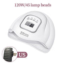 LINMANDA X5 MAX UV Gel Nail Lamp 120W Nail Dryer Light LINMANDA X5 MAX UV Gel Nail Lamp 120W Nail Dryer Light