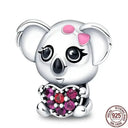 Sparkling Zircon Heart Charm Pendant Sterling Silver Jewelry Sparkling Zircon Heart Charm Pendant Sterling Silver Jewelry