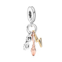 Original 925 Silver Beaded Charm Pendant Pandora Bracelet Original 925 Silver Beaded Charm Pendant Pandora Bracelet