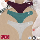 Seductive Cotton Thong Set Stylish G-String Panties for Women Seductive Cotton Thong Set Stylish G-String Panties for Women