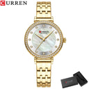 Luxurious Rhinestone Shell Dial Watch for Modern Women Stylish Luxurious Rhinestone Shell Dial Watch for Modern Women Stylish