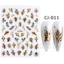 Fantasy Butterfly Nail Decals - Silver Holographic Flames Fantasy Butterfly Nail Decals - Silver Holographic Flames