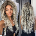 Blonde Ombre Voluminous Curls Wig Stylish Hairpiece for Women Blonde Ombre Voluminous Curls Wig Stylish Hairpiece for Women