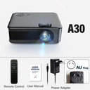 AUN Portable Projector Mini A30 Upgrade 4K Home Theater System AUN Portable Projector Mini A30 Upgrade 4K Home Theater System