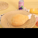 Large Dog Self-Hi Corgi Consumes Small Yellow Duck Toy Large Dog Self-Hi Corgi Consumes Small Yellow Duck Toy