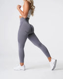 Contour Seamless Leggings Butt Lift Curves Pink C6206 Contour Seamless Leggings Butt Lift Curves Pink C6206